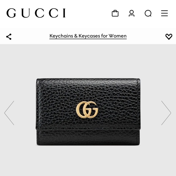 Authentic Gucci GG Marmont Leather Key Case(Pre-Loved) - Picture 13 of 14